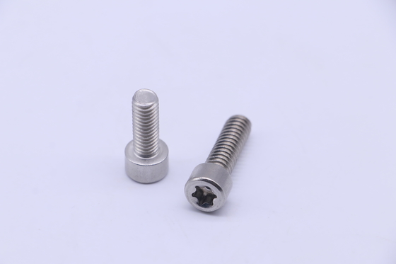 DIN912 बेलनाकार सिर स्टेनलेस स्टील स्क्रू SS316 1/4-20*3/4" Torx मशीन के लिए