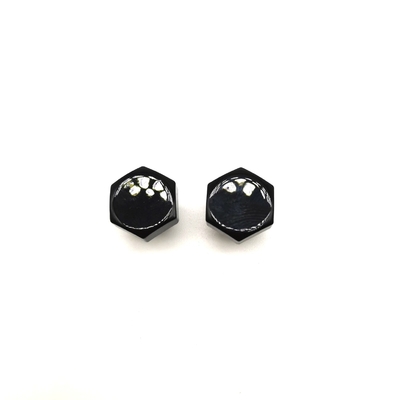 व्हील HEX12.8mm हेड हाइट कलर जिंक के लिए M8X7 स्टेनलेस स्टील सजावटी स्क्रू