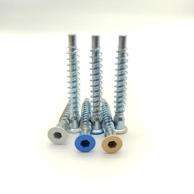 स्टेनलेस स्टील M5 सेल्फ-टैपिंग स्क्रू जिंक प्लेटेड फ्लैट हेड, 100 का पैक