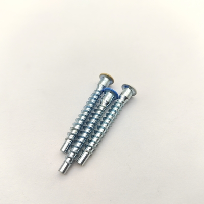 स्टेनलेस स्टील M5 सेल्फ-टैपिंग स्क्रू जिंक प्लेटेड फ्लैट हेड, 100 का पैक