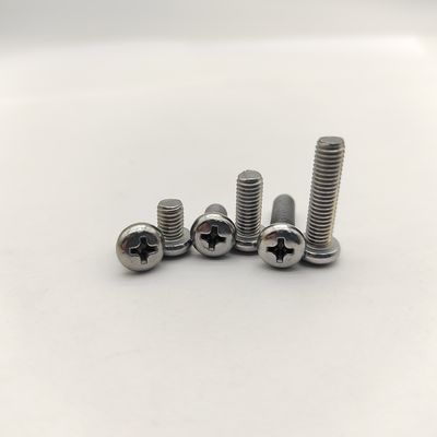 304 स्टेनलेस स्टील फिलिप्स पैन मशीन सिर पेंच A2-70 DIN 7985