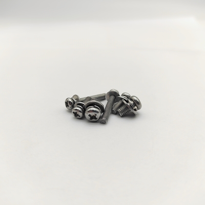 लॉक वाशर के साथ फिलिप्स पैन हेड स्क्रू जिंक प्लेटेड M4-M12