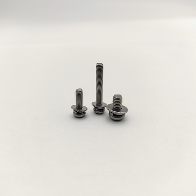 A4-70 स्टेनलेस स्टील पैन हेड स्क्रू के साथ लॉक वाशर 316