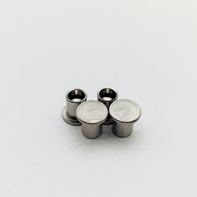 304 स्टेनलेस स्टील सेमी-ट्यूबलर रिवेट्स फ्लैट हेड DIN 7340 M3-M8