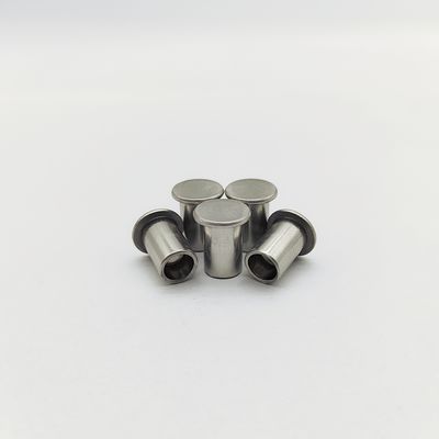 316L स्टेनलेस स्टील फ्लैट हेड सेमी-ट्यूबलर रिवेट्स आईएसओ 15977