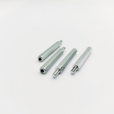 A4-80 स्टेनलेस स्टील हेक्स स्टैंडऑफ M3-M8, 31 मिमी लंबाई, ब्लू-जंक प्लेटिंग