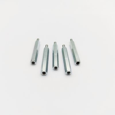 A4-80 स्टेनलेस स्टील हेक्स स्टैंडऑफ M3-M8, 31 मिमी लंबाई, ब्लू-जंक प्लेटिंग