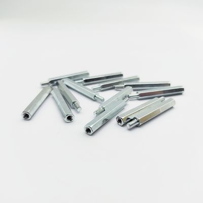 A4-80 स्टेनलेस स्टील हेक्स स्टैंडऑफ M3-M8, 31 मिमी लंबाई, ब्लू-जंक प्लेटिंग