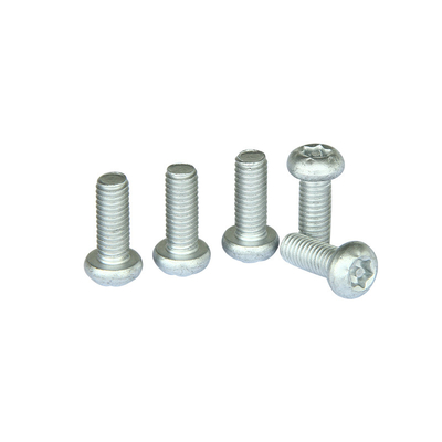 डैक्रोमेट स्टेनलेस स्टील सुरक्षा स्क्रू SUS201 स्क्रू Anodized Niplated