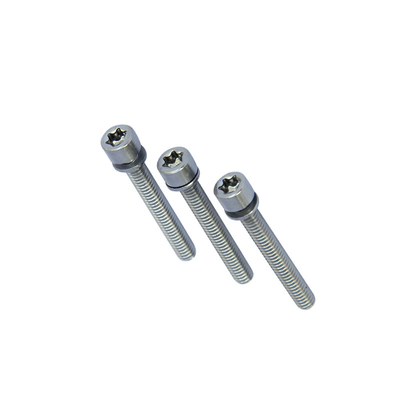 Torx 316 स्टेनलेस स्टील मशीन स्क्रू M6X16 टाइटेनियम मिश्र धातु बोल्ट, ऑटोमोटिव टाइटेनियम मिश्र धातु सहायक उपकरण OEM का समर्थन करते हैं