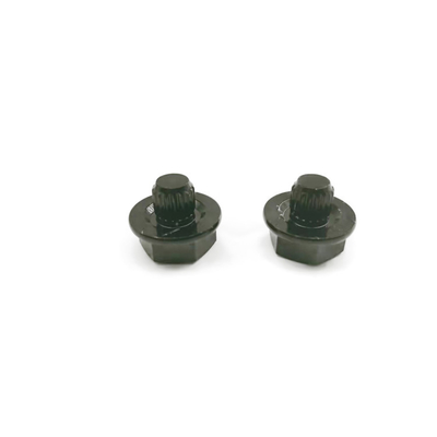 SUS304 क्रोम व्हील रिवेट्स 3.25g वजन, व्हील रिवेट्स ब्लैक HEX12.5x13.2