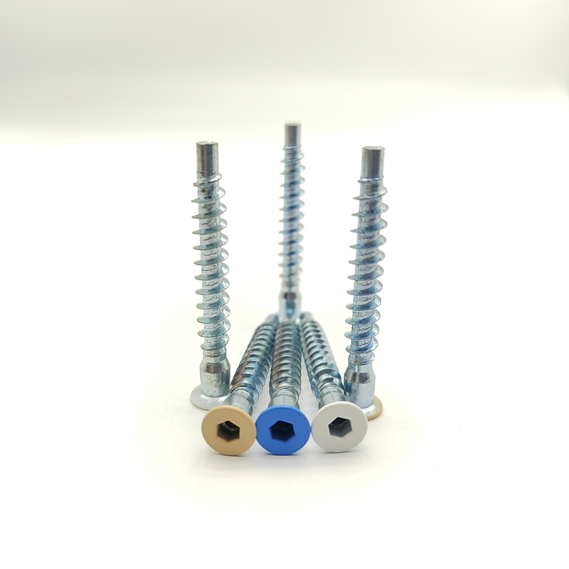 स्टेनलेस स्टील M5 सेल्फ-टैपिंग स्क्रू जिंक प्लेटेड फ्लैट हेड, 100 का पैक