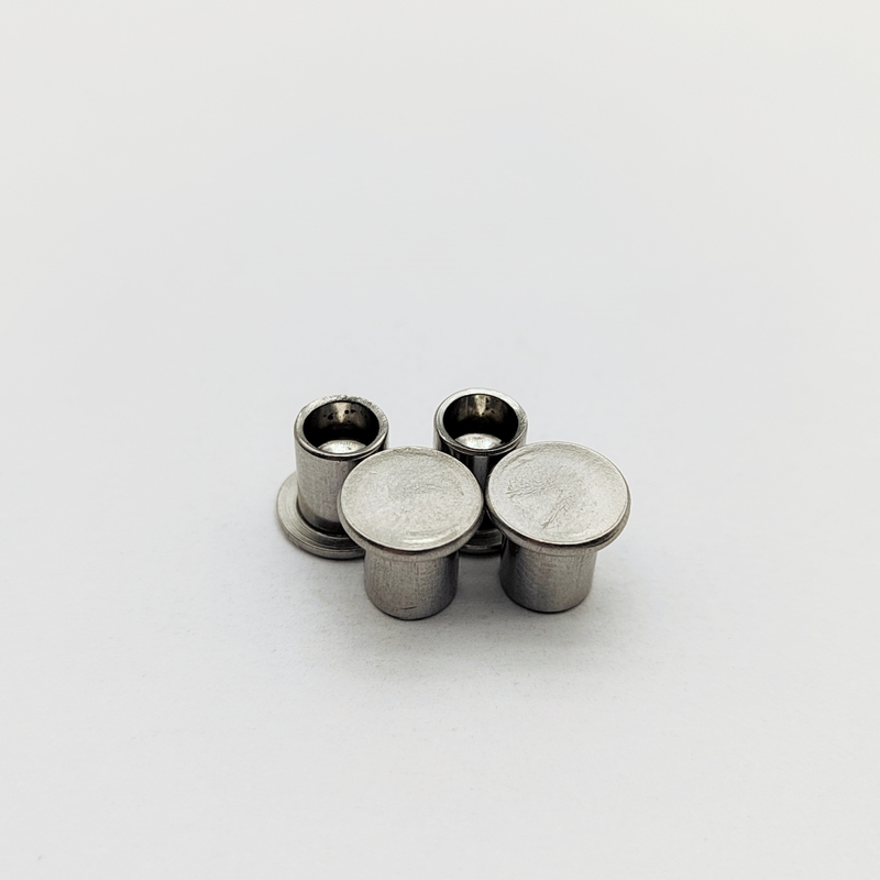 304 स्टेनलेस स्टील सेमी-ट्यूबलर रिवेट्स फ्लैट हेड DIN 7340 M3-M8