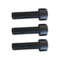 एलॉय स्टील ब्लैक प्लेटेड सिल्वर डैक्रोमेट कार व्हील स्क्रू M10X1.5X35 स्ट्रेंथ 10.9