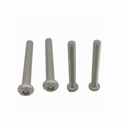 M4x35 स्टेनलेस टैम्पर प्रूफ स्क्रू मशीन स्क्रू SUS316 Passivated